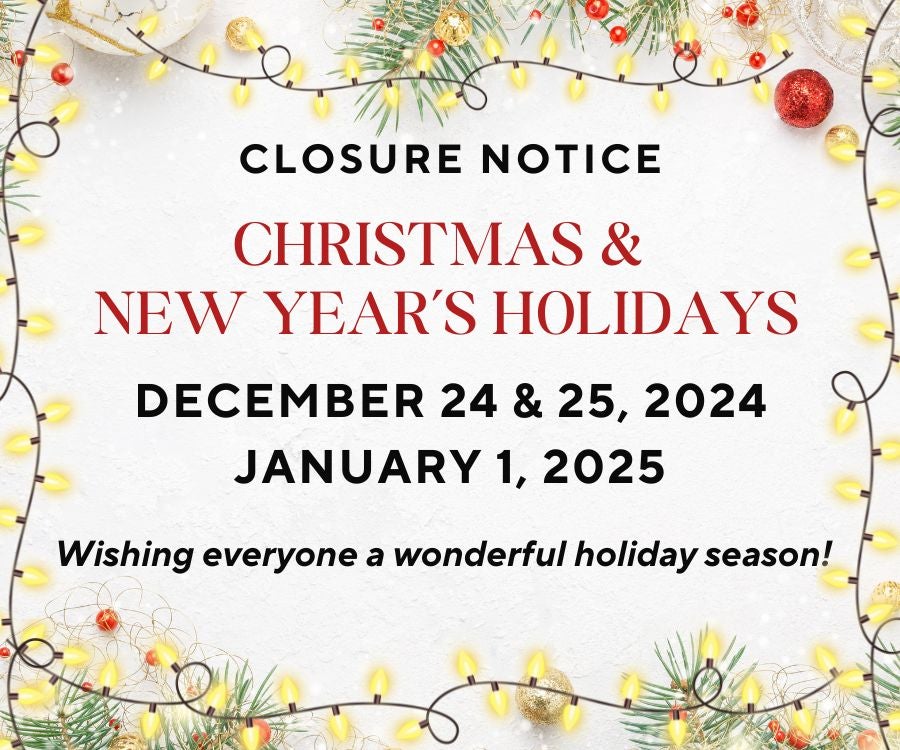 Holiday Closing Notice