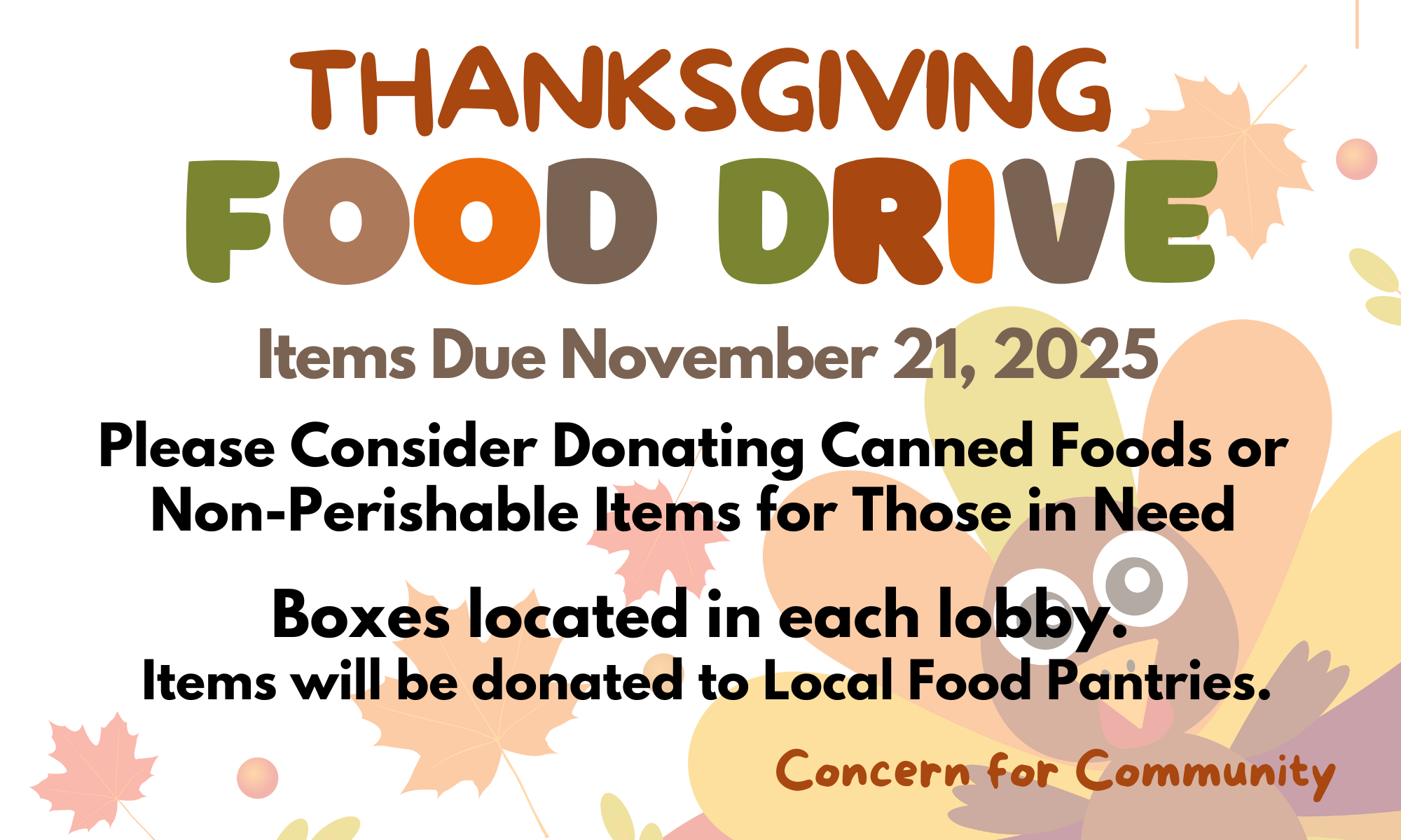 Canned Food Drive