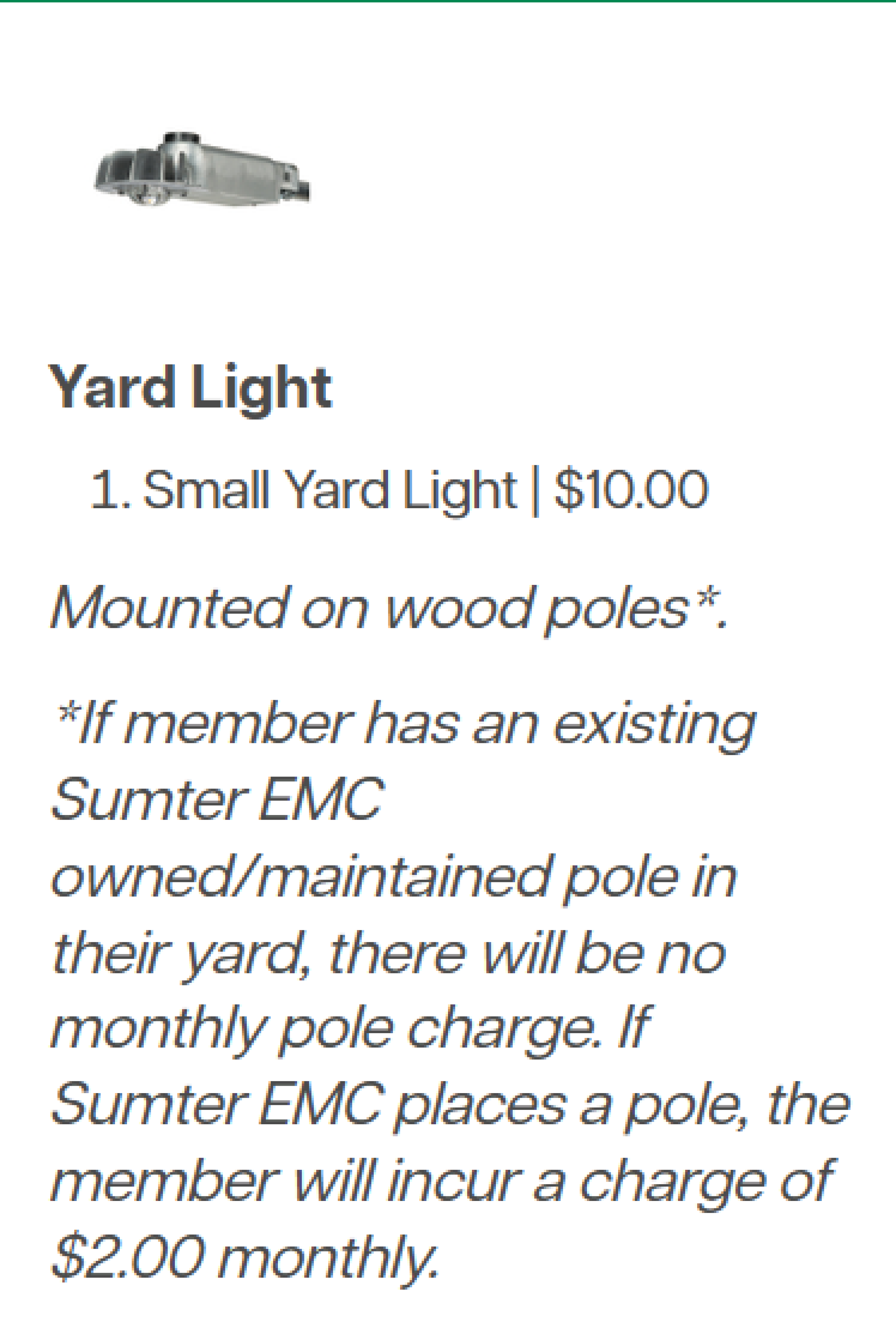 Yard Light