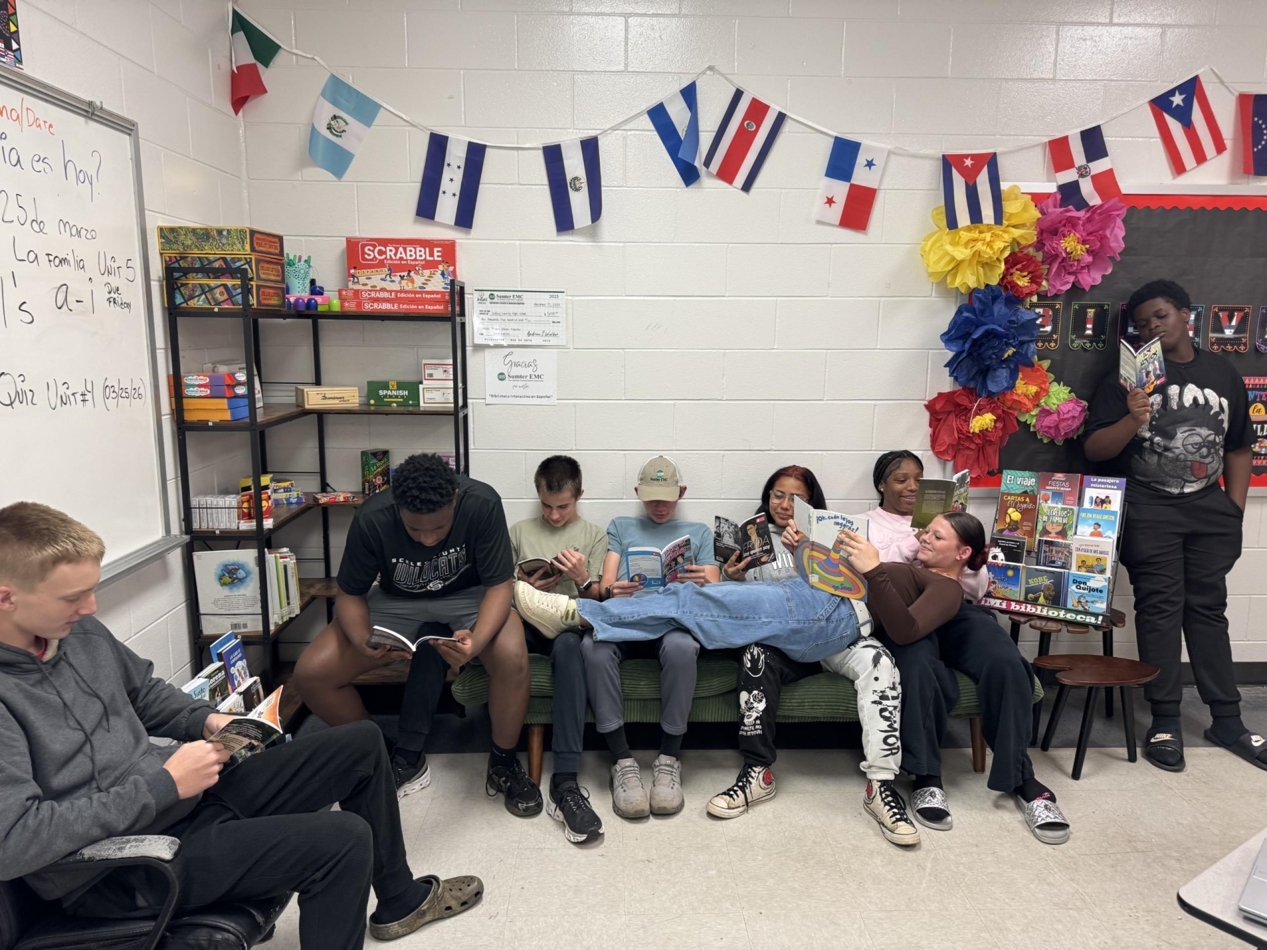 Students Reading